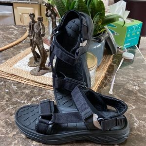 Eddie Bauer sandals Quincy Black sz 11M nwt summer